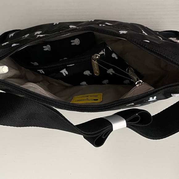 LeSportsac 7520 CLASSIC HOBO Miffy and Dan Shoulder Bag and Pouch Set - Picture 14 of 14